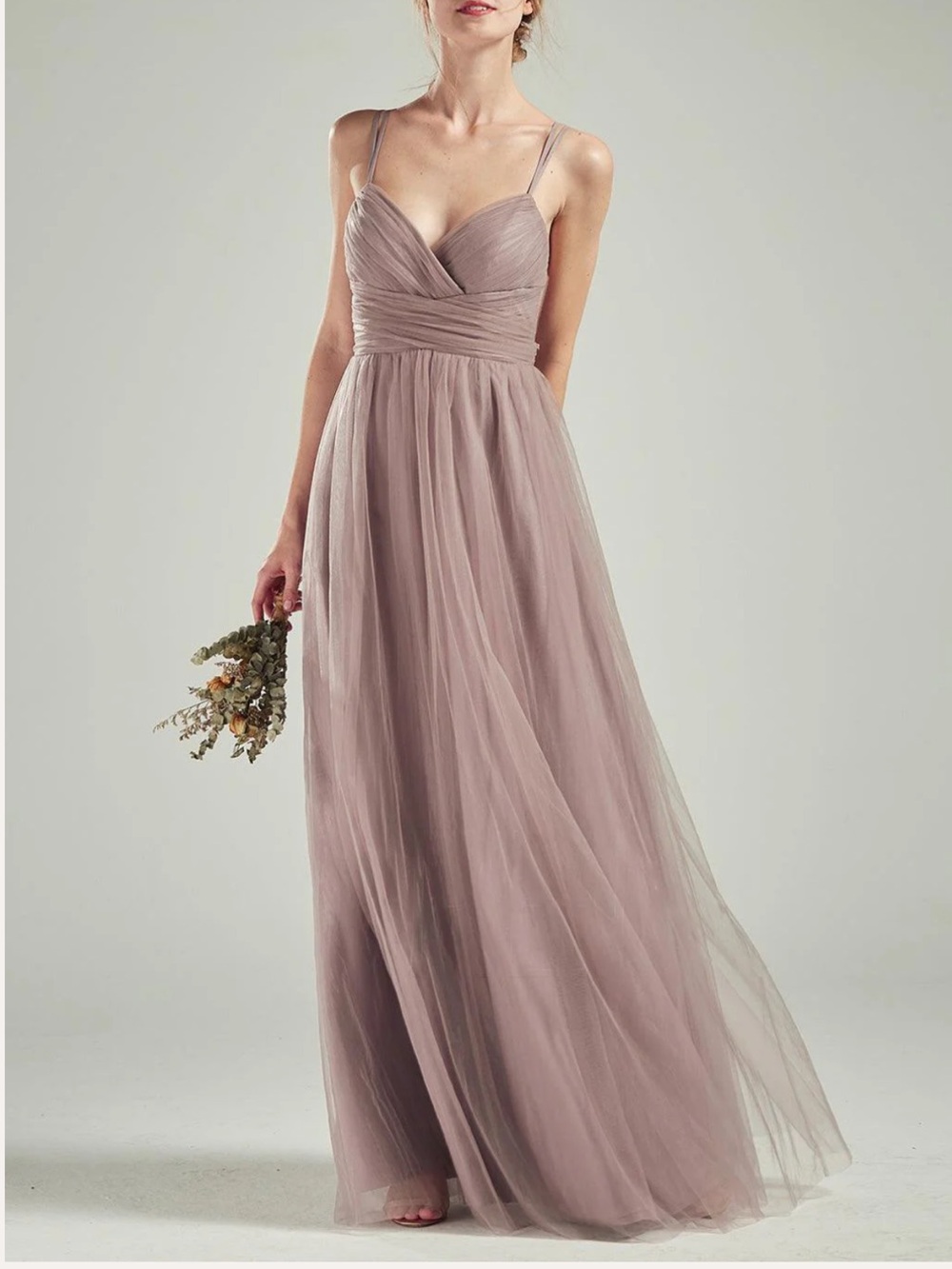 Dusty Rose TULLE DRESS - Bridesmaid /formal